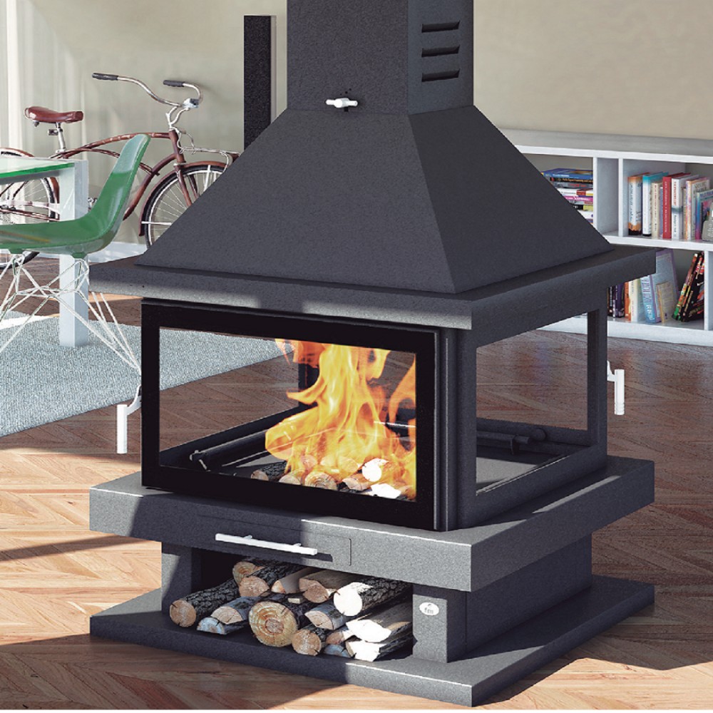 Chimenea de Leña Modelo C-203 - La mejor tienda de chimeneas