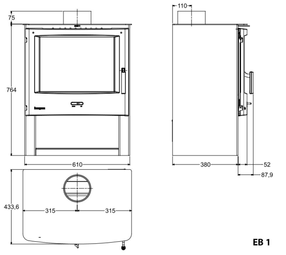 Dimensiones Estufa-de-lena-EB-1